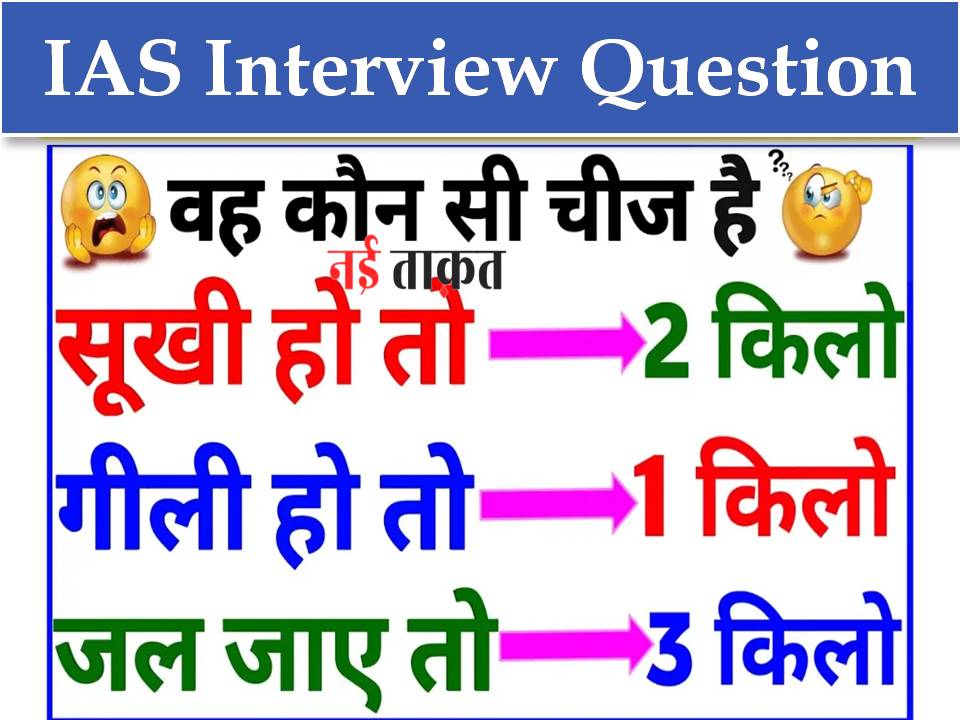 IAS Interview Question