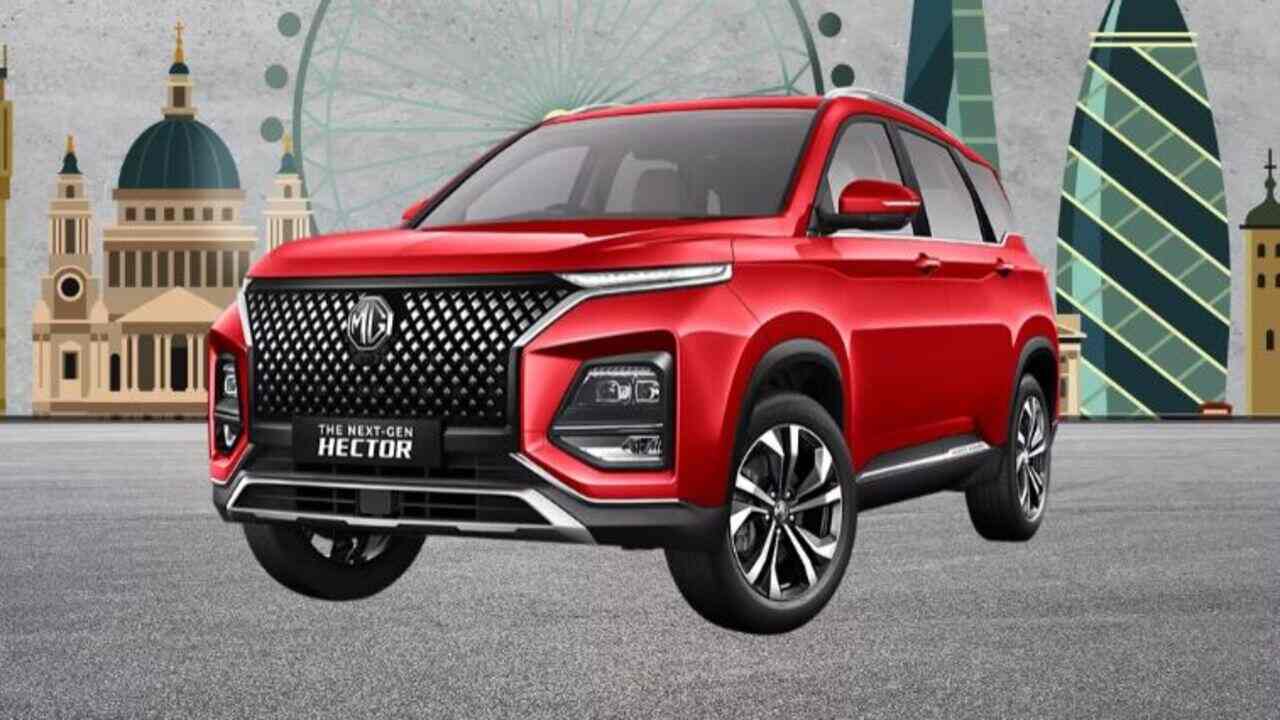 MG Motor India की स्पोर्टी लुक में Hector Blackstorm SUV जल्द लॉन्च