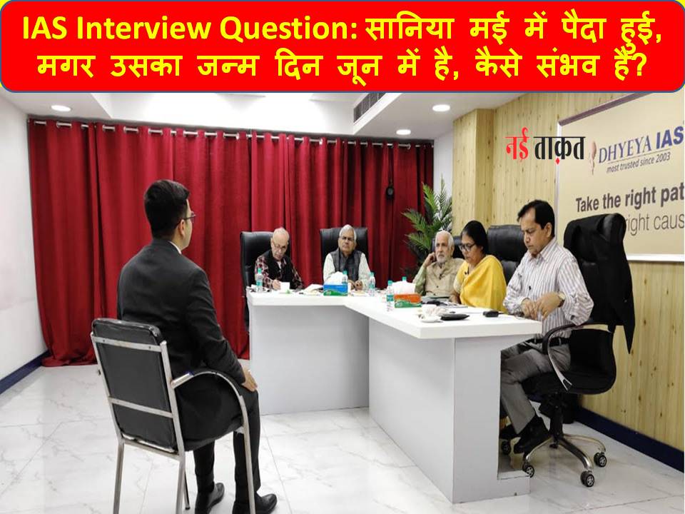 IAS Interview Question