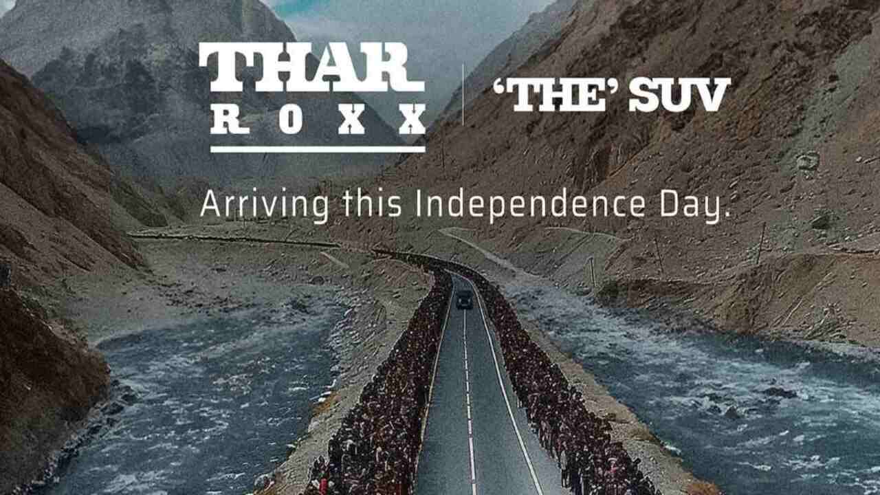 Mahindra Thar Roxx के नए टीज़र जारी, देखें डिजाईन और फीचर्स